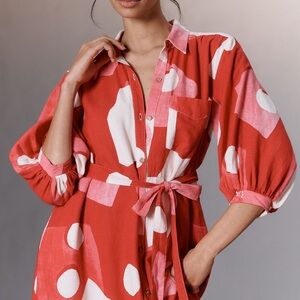 Mona Linen Shirt Dress by Meave